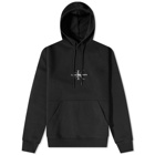 Calvin Klein Men's Monologo Hoody in Black