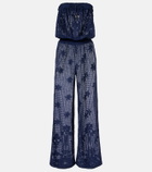 Melissa Odabash Viv HS cotton-blend lace romper