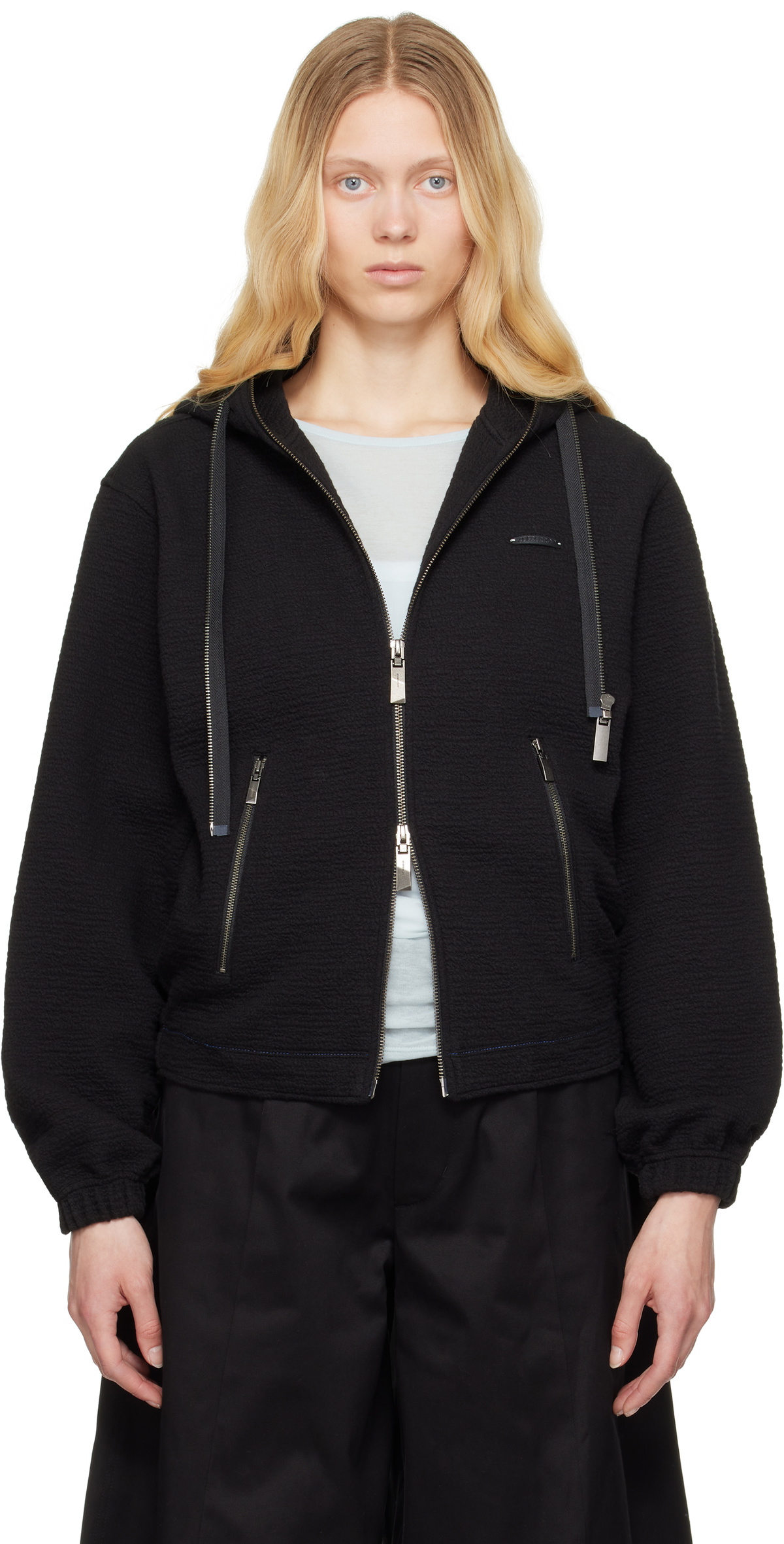 パーカー・フーディ ADERERROR Realce Hoodie Zip-Up Product. 31 5JH784 ADER error Black Realce Product. 31 Zip-Up Hoodie ADER error