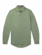 Ralph Lauren Purple label - Cotton-Piqué Shirt - Green