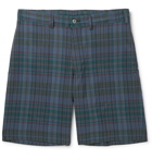 Beams Plus - Checked Woven Shorts - Blue