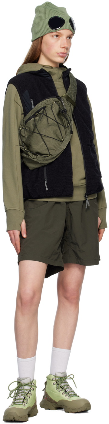C.P. Company Khaki Nylon B Crossbody Backpack
