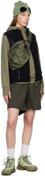 C.P. Company Khaki Nylon B Crossbody Backpack