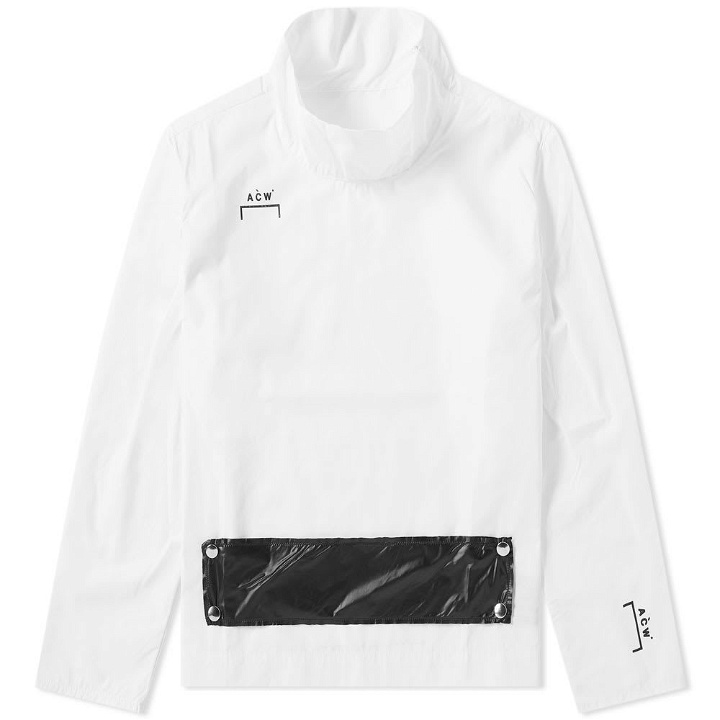 Photo: A-COLD-WALL* Zip Funnel Neck White