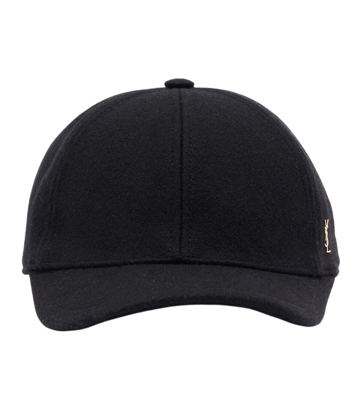 Photo: Saint Laurent Cassandre felted baseball cap