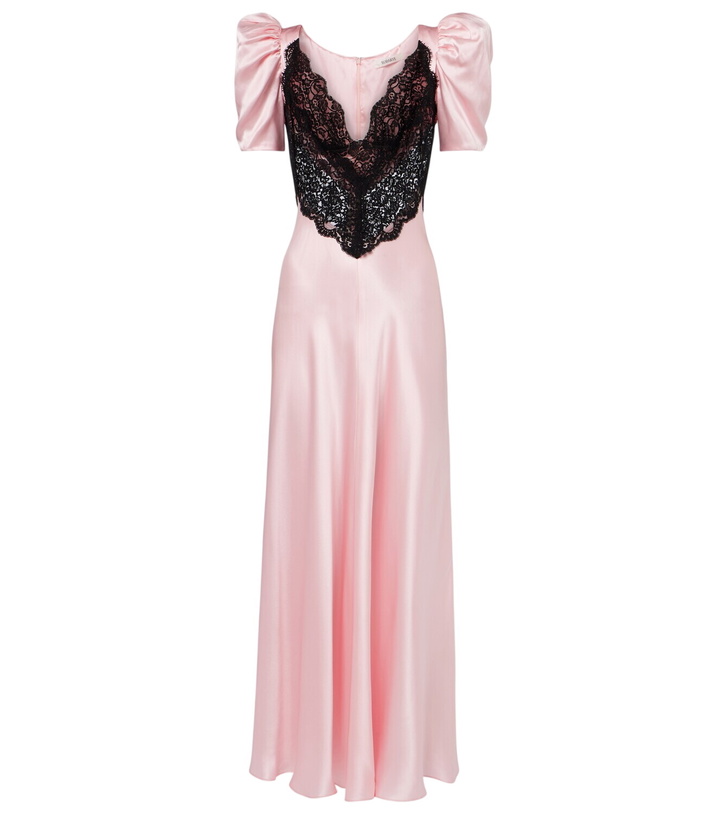 Photo: Rodarte Lace-trimmed silk cocktail dress