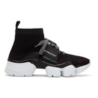 Givenchy Black Jaw High-Top Sneakers