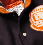 Billionaire Boys Club - Astro Appliquéd Embroidered Felt Bomber Jacket - Brown