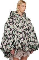 Collina Strada Black & Off-White Pillow Coat