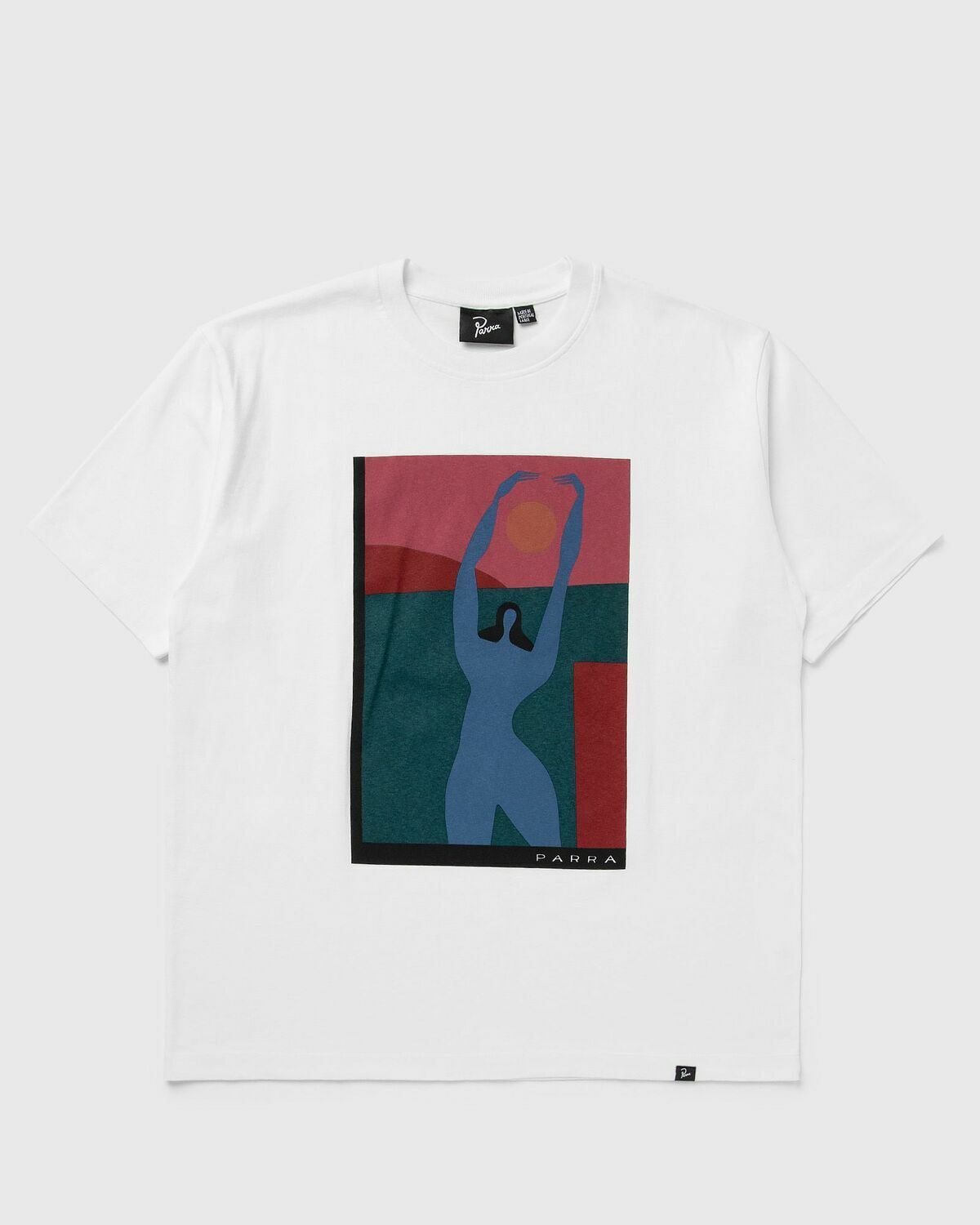 By Parra PROTECT THE SUN TEE White Mens Shortsleefe