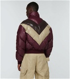 Bottega Veneta - Leather bomber jacket