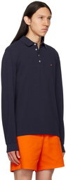 Noah Navy Embroidered Polo