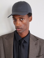 Brioni - Logo-Embroidered Shell Baseball Cap - Blue