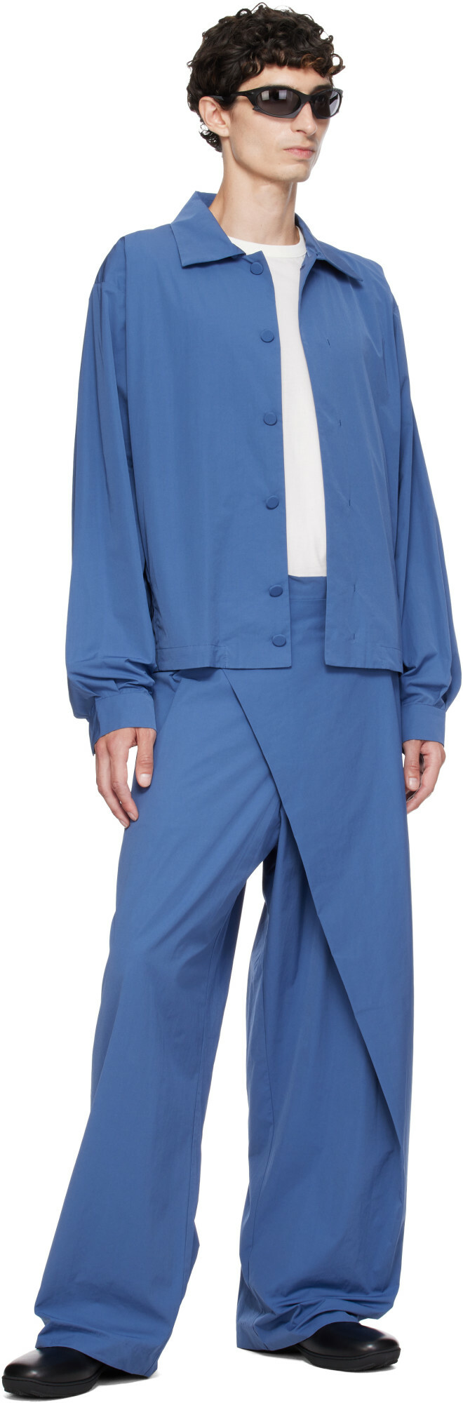 Kiko Kostadinov Blue Kippel Light Jacket