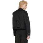 Heliot Emil Black Layered Jacket