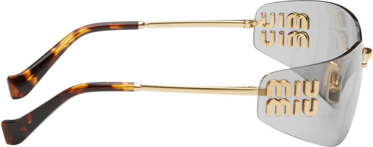 Miu Miu Logo Sunglasses New Miu Miu Eyewear 2026 For Women