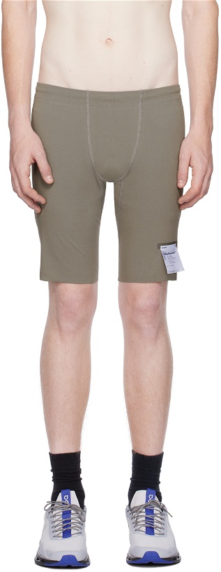 Photo: Satisfy Taupe Half Tight Shorts