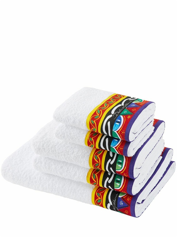 Photo: DOLCE & GABBANA - Set Of 5 Carretto Towels