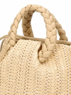 HEREU Medium Bombon Raffia Top Handle Bag