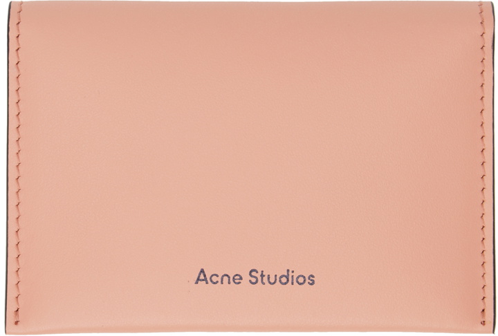 Photo: Acne Studios Pink Bifold Card Holder