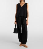Velvet Camber linen balloon pants