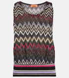 Missoni Zig-zag lamé top