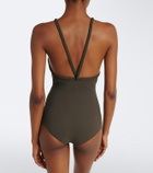 Bottega Veneta Braided-trim swimsuit