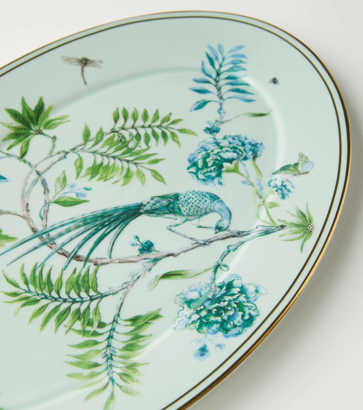 Aquazzura Casa Secret Garden porcelain oval platter