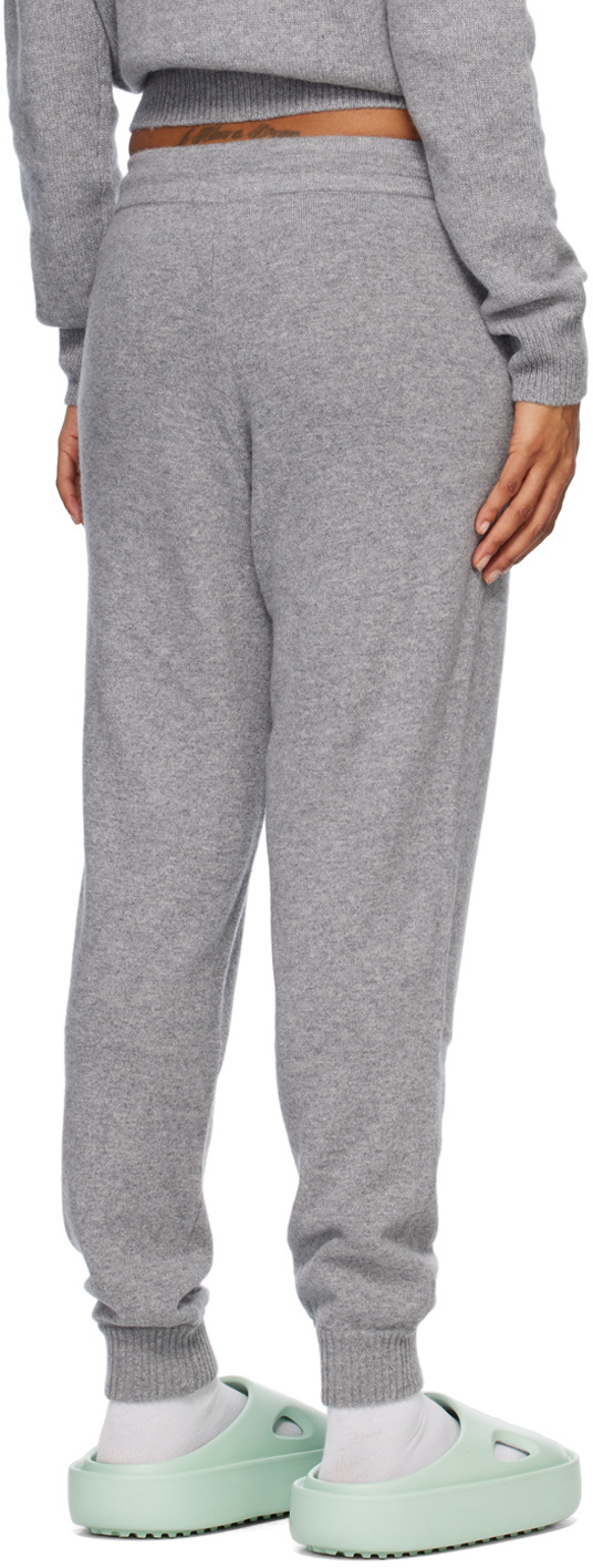 Sporty & Rich Gray Embroidered Sweatpants