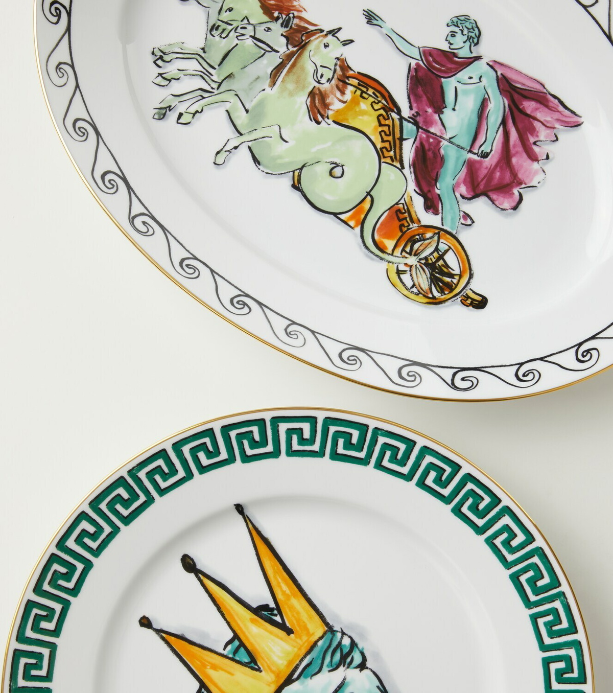 Ginori 1735 x Luke Edward Hall Il Viaggio di Nettuno porcelain platter