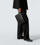 Christian Louboutin Funky stud-embellished leather pouch