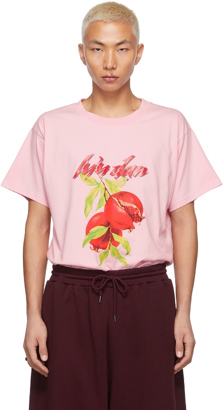 Photo: LU'U DAN SSENSE Exclusive Pink Pomegranate T-Shirt