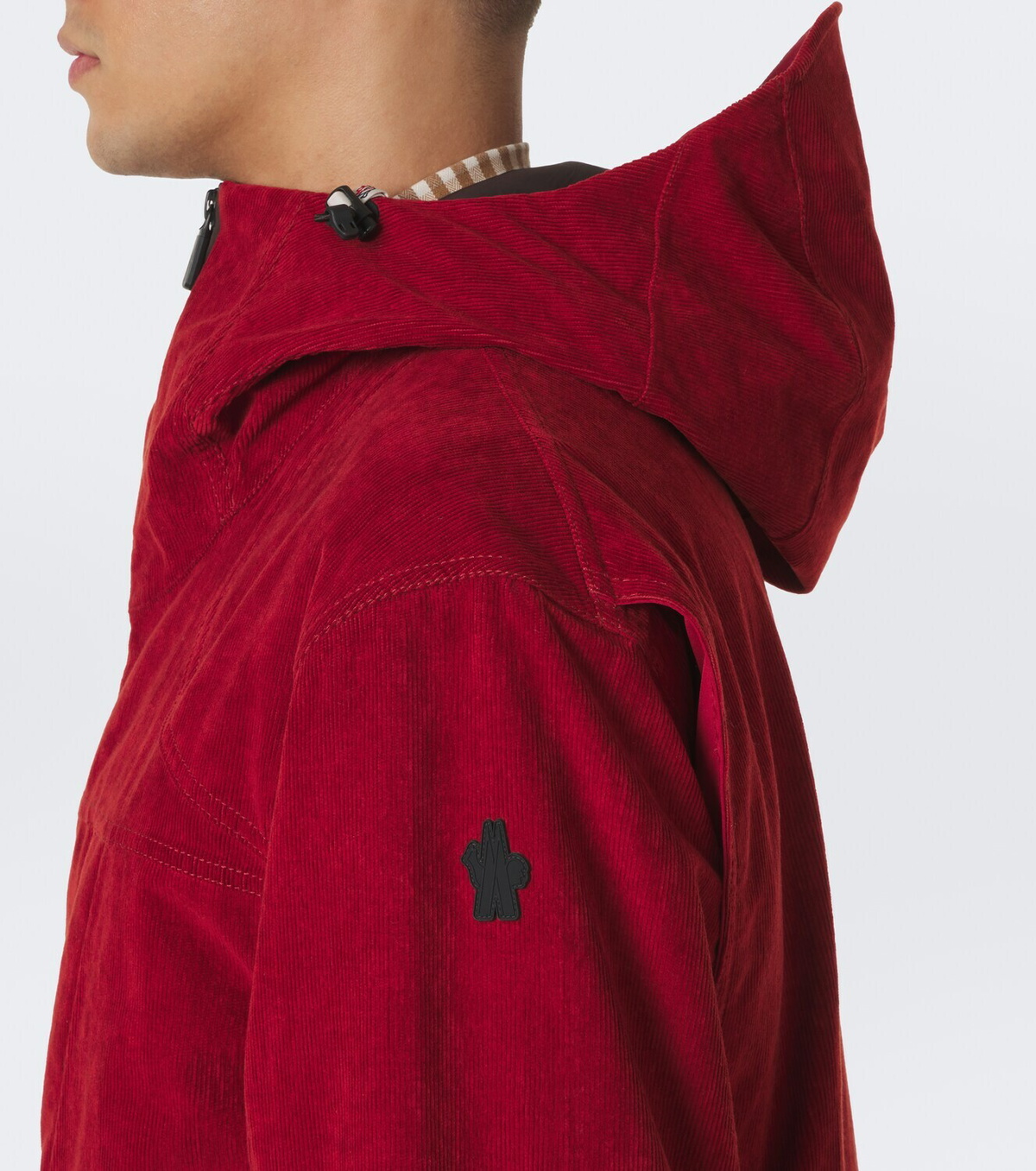 Moncler Grenoble Airolo cotton corduroy ski jacket