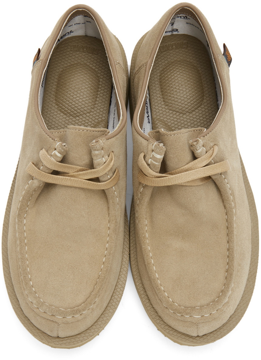 Suicoke Taupe COC-SEVAB Lace-Up Loafers Suicoke