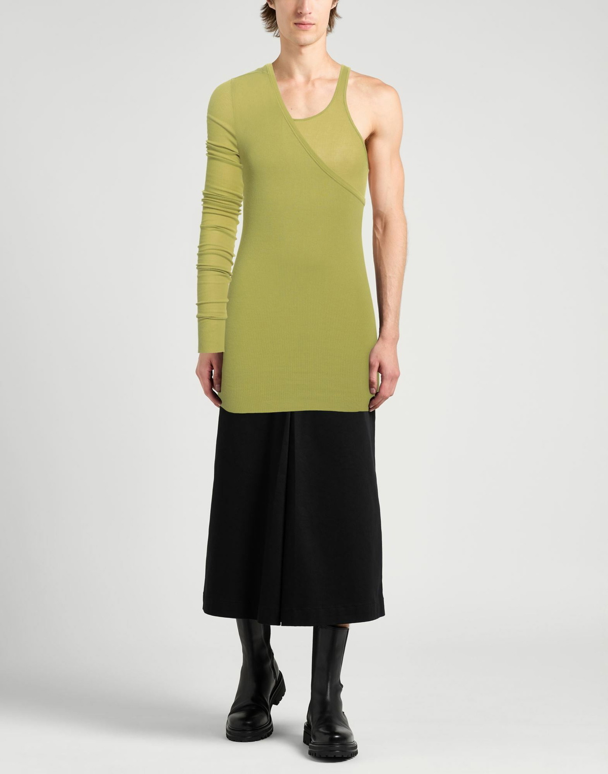 Rick Owens Mens T-shirt Lime in Green