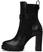 Christian Louboutin Black CL Lug Chelsea Boots