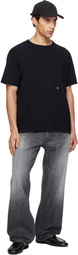 nanamica Black COOLMAX Jersey Pocket T-shirt