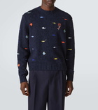Loewe x Suna Fujita Deep Sea wool sweater