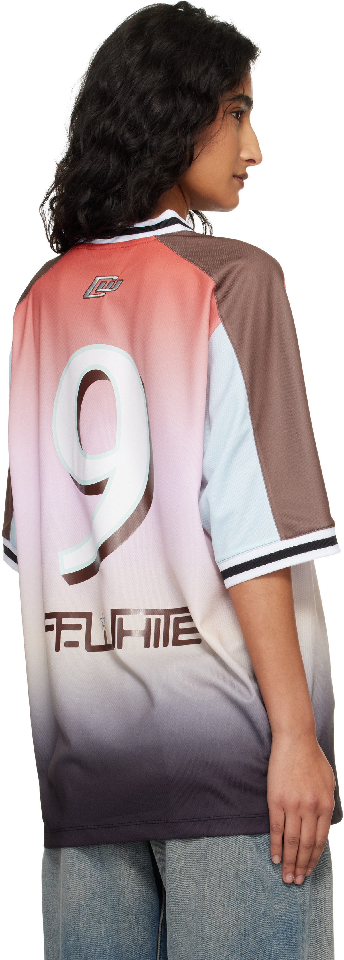 Off-White Pink Soccer Jersey