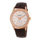 Patek Philippe Calatrava Hand Wind White Dial Mens Watch 6119R-001