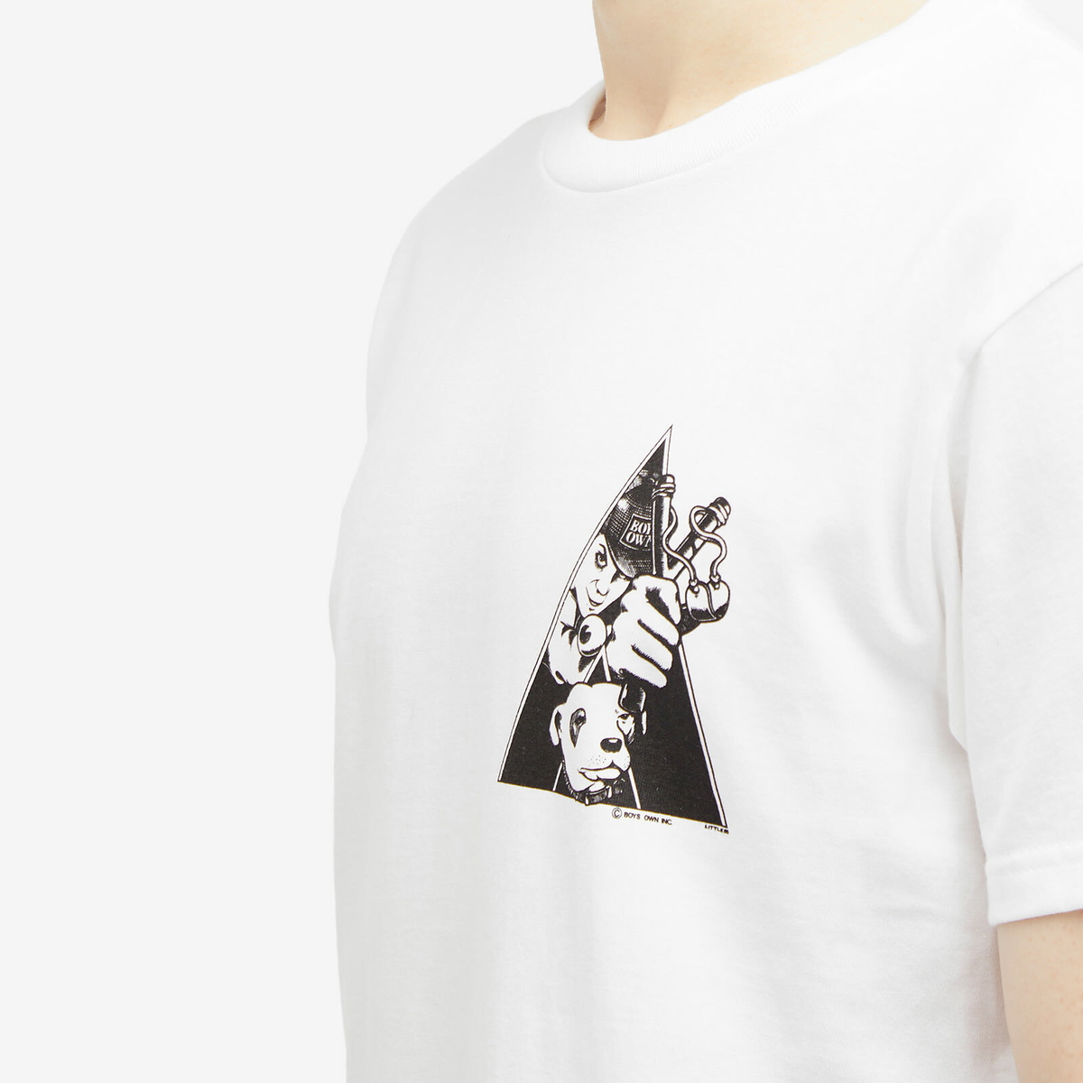 Boys Own Men's Clockwork Orange Logo T-Shirt in White