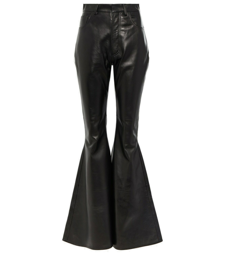 Photo: Alaïa Flared leather pants