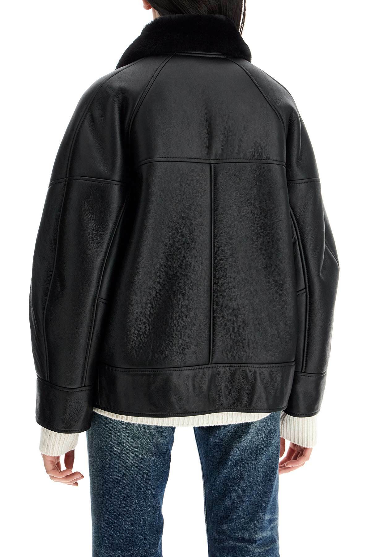 BLANCHA shearling jacket Brown