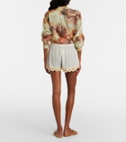 Ulla Johnson Liya crochet-trimmed cotton shorts