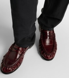 Saint Laurent Patent leather penny loafers