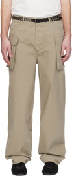 Gimaguas Beige Giaco Cargo Pants