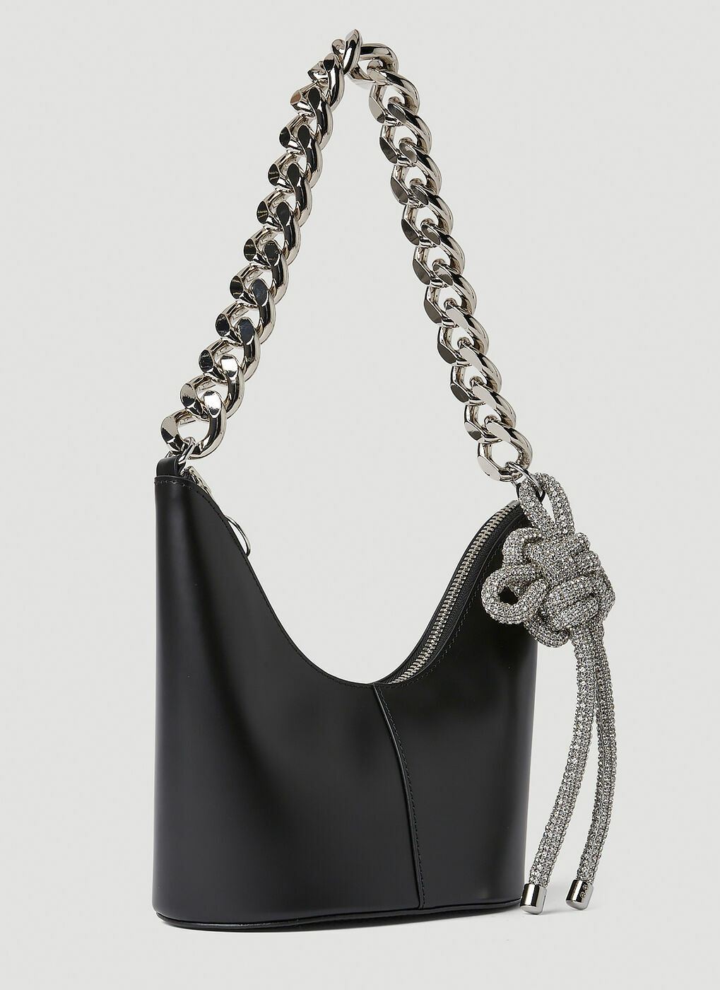 Knot Bean Shoulder Bag in Black Kara