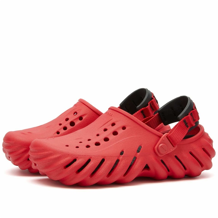 Photo: Crocs Echo Clog in Varsity Red