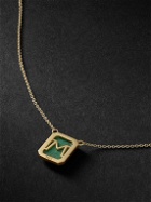 Mateo - Gold Malachite Necklace