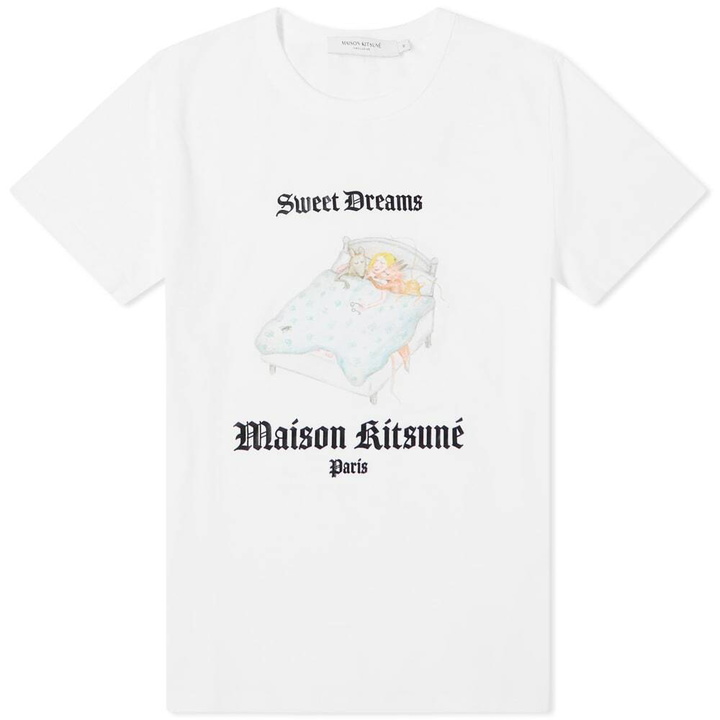 Photo: Maison Kitsuné Men's eet Dreams Classic T-Shirt in White